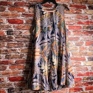 Umgee USA line dress with keyhole neckline NWOT